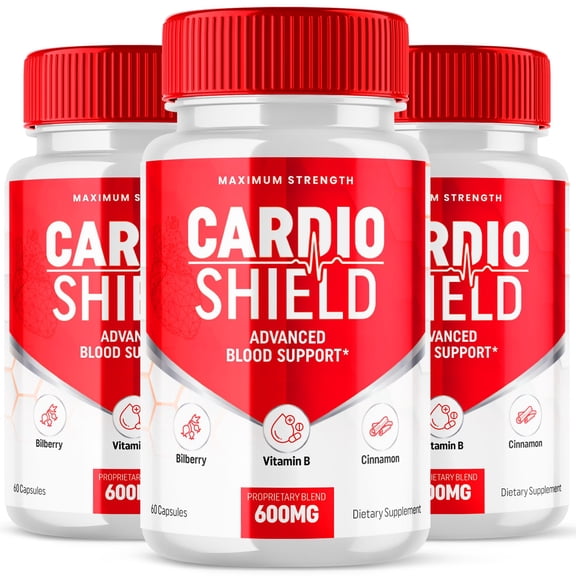 Cardio Shield Support Pills Advanced Glycogen Support Supplement 180 Capsules
