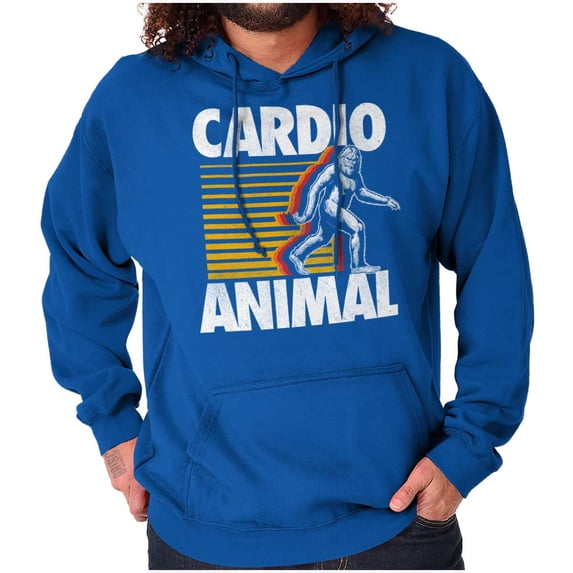 Cardio Workout Bigfoot Sasquatch Hoodie Sweatshirt Women Men Brisco Brands X