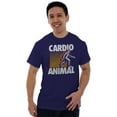 thumbnail image 1 of Cardio Workout Bigfoot Sasquatch Plus Size Crewneck Graphic Tee Shirt Brisco Brands 5X, 1 of 5