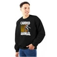 thumbnail image 1 of Cardio Workout Bigfoot Sasquatch Sweatshirt for Men or Women Brisco Brands S, 1 of 6