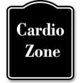 thumbnail image 1 of Cardio Zone BLACK Aluminum Composite Sign 20''x24'', 1 of 9