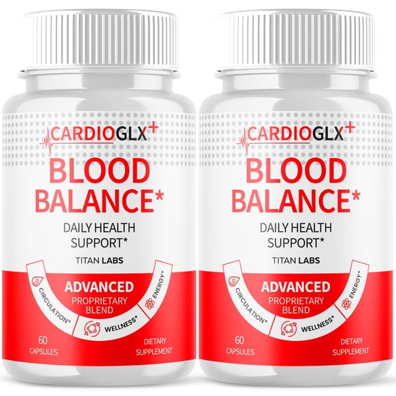 CardioGLX Advanced Formula Blood Support for Health and Wellness Cardio GLX 120 Capsules