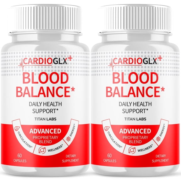 CardioGLX Advanced Formula Blood Support for Health and Wellness Cardio GLX 120 Capsules
