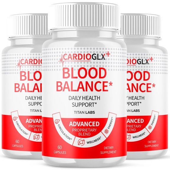 CardioGLX Advanced Formula Blood Support for Health and Wellness Cardio GLX 180 Capsules