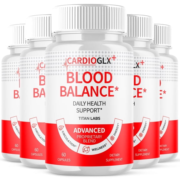 CardioGLX Advanced Formula Blood Support for Health and Wellness Cardio GLX 300 Capsules