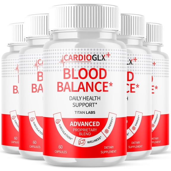 CardioGLX Advanced Formula Blood Support for Health and Wellness Cardio GLX 300 Capsules
