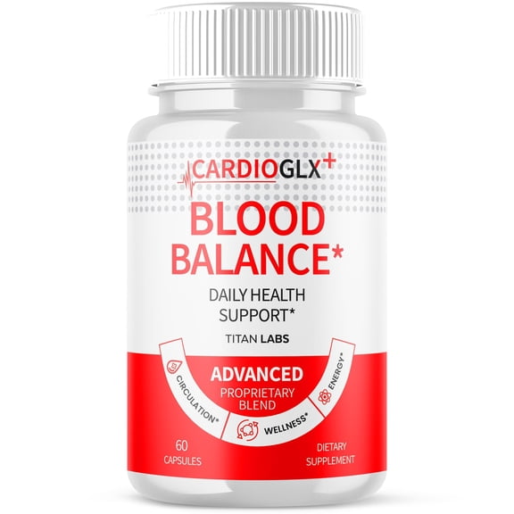 CardioGLX Advanced Formula Blood Support for Health and Wellness Cardio GLX 60 Capsules