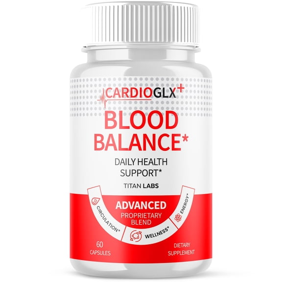 CardioGLX Advanced Formula Blood Support for Health and Wellness Cardio GLX 60 Capsules