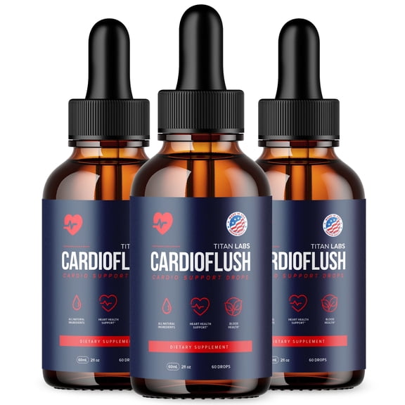 Cardioflush Advanced Formula Drops Blood Balance Support Supplement Cardio Flush 90 Servings