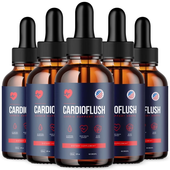 Cardioflush Advanced Formula Drops Natural Support Supplement Cardio Flush 150 Servings