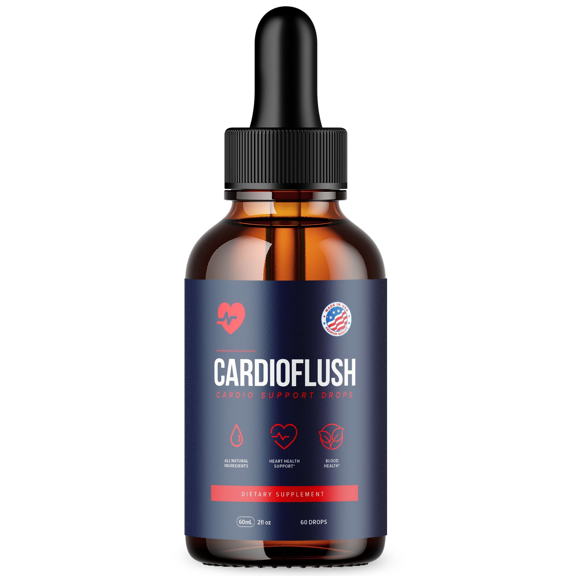Cardioflush Advanced Formula Drops Natural Support Supplement Cardio Flush 30 Servings