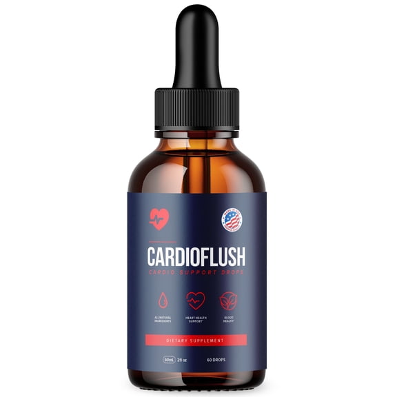 Cardioflush Advanced Formula Drops Natural Support Supplement Cardio Flush 30 Servings