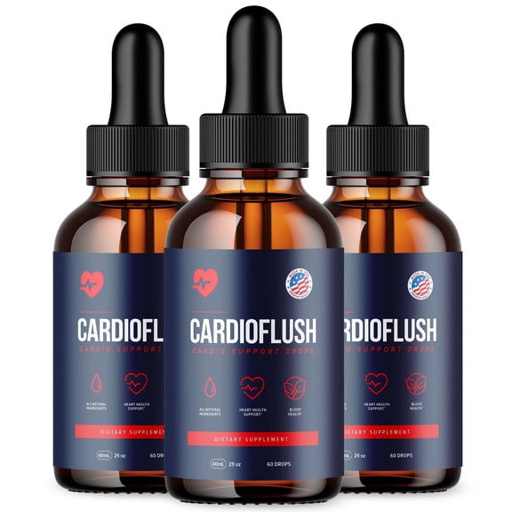 Cardioflush Advanced Formula Drops Natural Support Supplement Cardio Flush 90 Servings