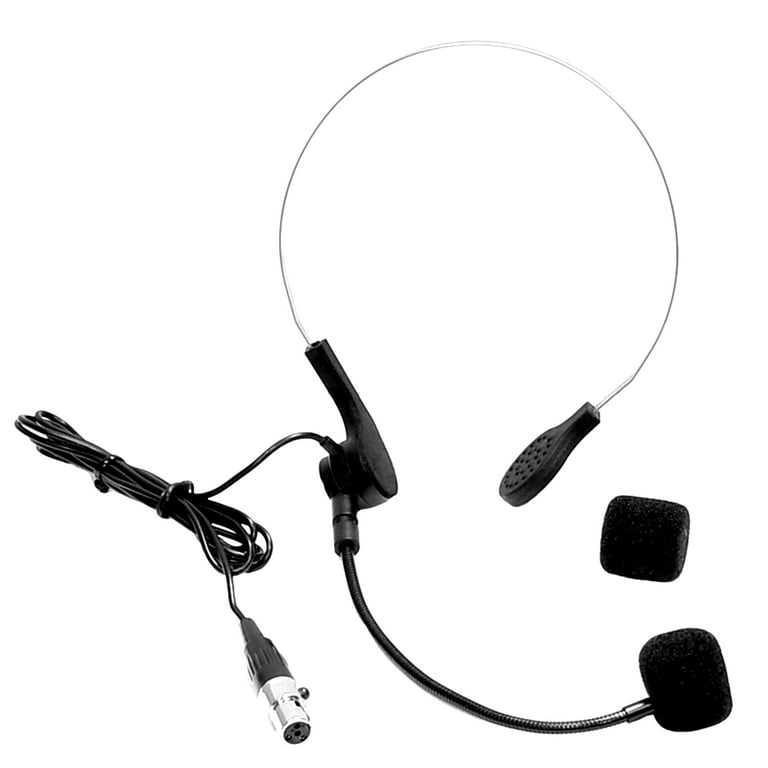 Cardioid Condenser Headset Microphone, Flexible Wired Boom, (for - Main Image