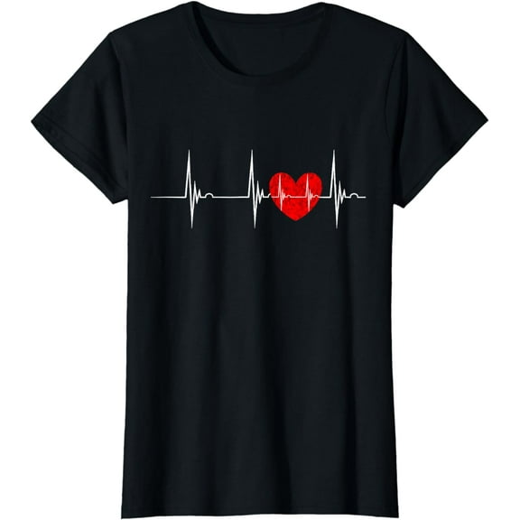 Cardiologist Heart EKG Heartbeat Pulseline Cardiology T-Shirt