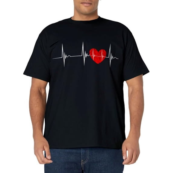 Cardiologist Heart EKG Heartbeat Pulseline Cardiology T-Shirt