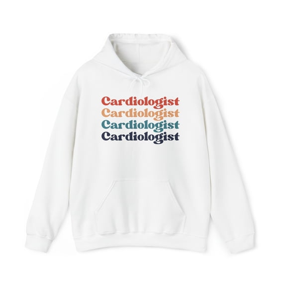 Cardiologist Retro Cardiology Graduation Hoodie, Gifts, Hooded Sweatshirt