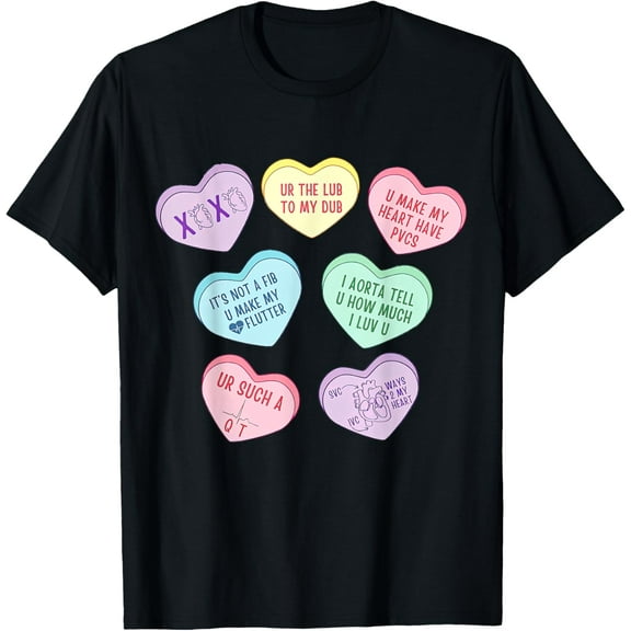Cardiology Cardiologist Cardiac Nurse Valentine Day Costume T-Shirt
