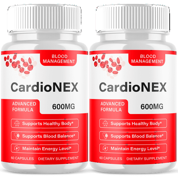 Cardionex Blood Balance Support Pills Advanced Formula Vitamin Supplement Cardio NEX 120 Capsules
