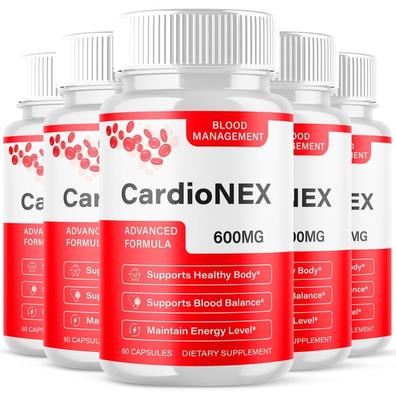 Cardionex Blood Balance Support Pills Advanced Formula Vitamin Supplement Cardio NEX 300 Capsules