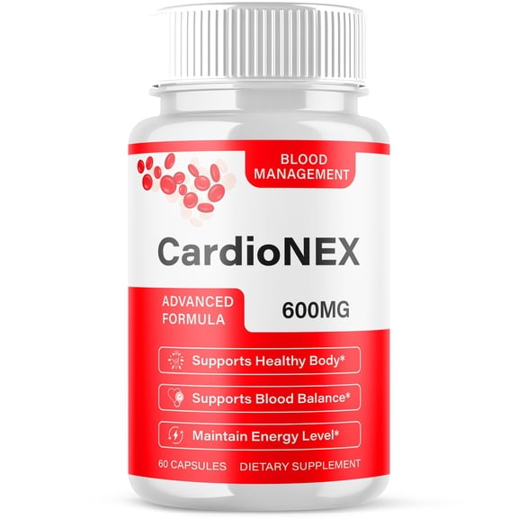 Cardionex Blood Balance Support Pills Advanced Formula Vitamin Supplement Cardio NEX 60 Capsules