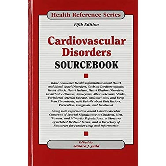 Pre-Owned Cardiovascular Disorders Sourcebook (Hardcover) 9780780813090