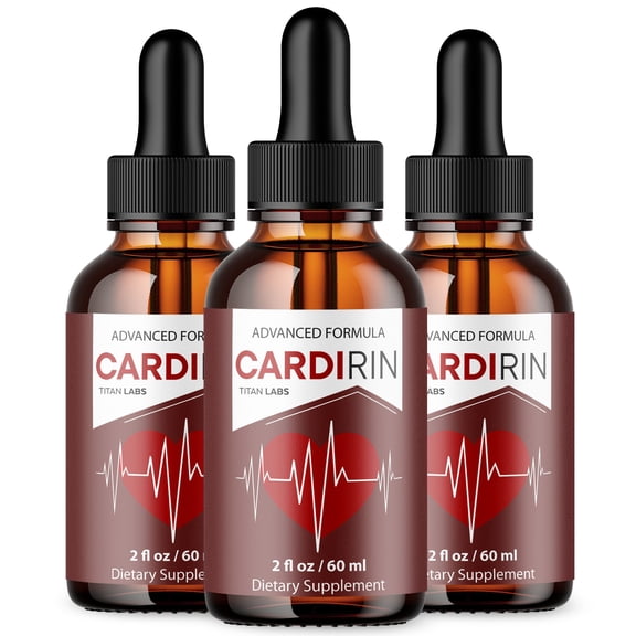 Cardirin Advanced Formula Drops Natural Support Supplement 90 Servings