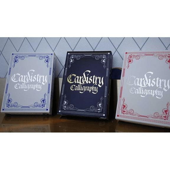 Cardistry x Calligraphy Golden Foil Playing Cards by Bombmagic