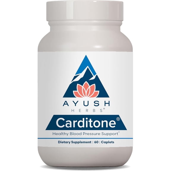 Ayush Herbs Carditone Cardiovascular Support Supplement for Men and Women, 60 Count