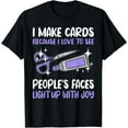 thumbnail image 1 of Cardmaking Lovers Crafting Crafter Cute Quote T-Shirt, 1 of 4