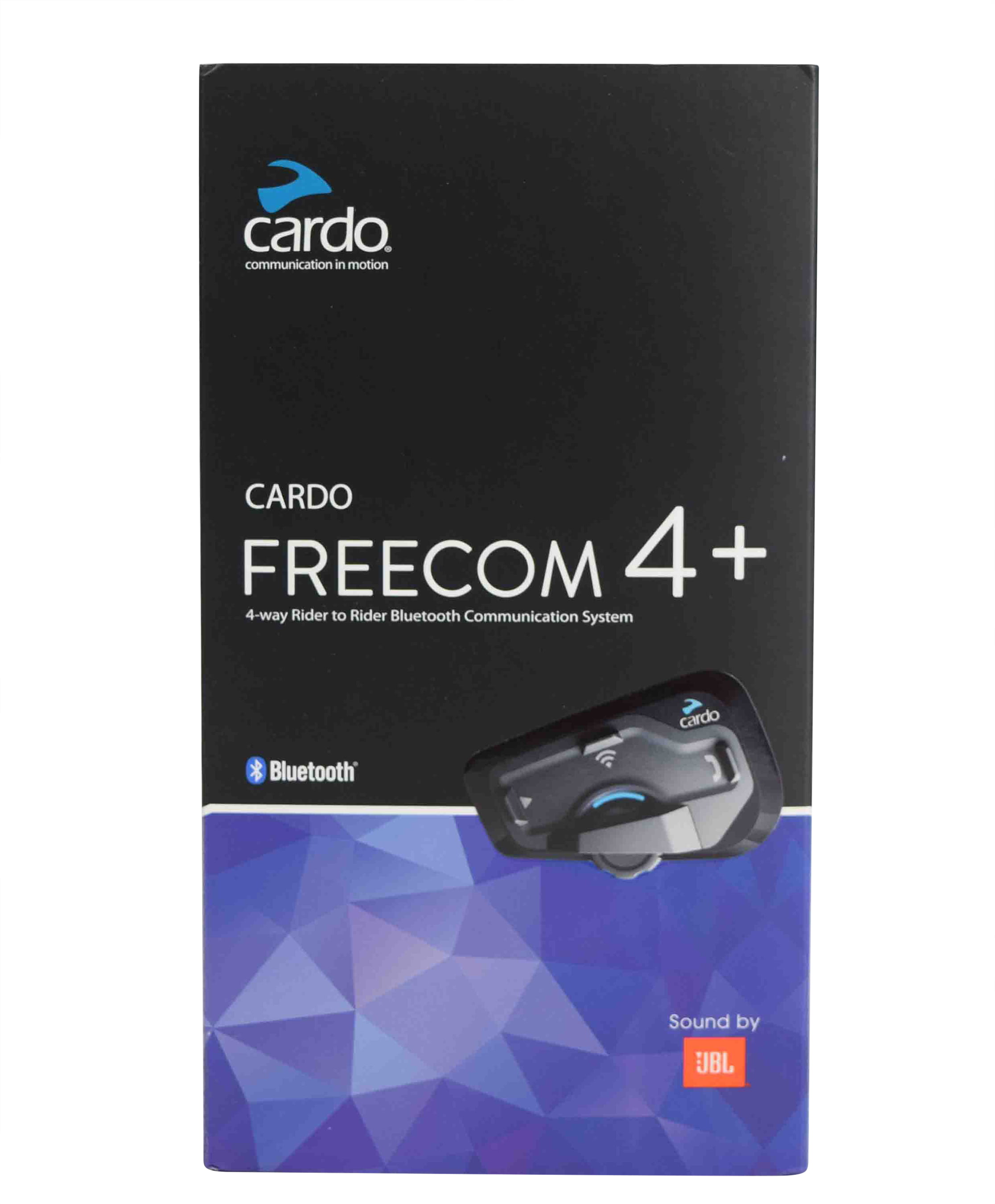  Cardo FRC4P001 - FREECOM 4 Plus Motorcycle 4-Way Bluetooth  Communication System Headset - Black, Single Pack : Automotive