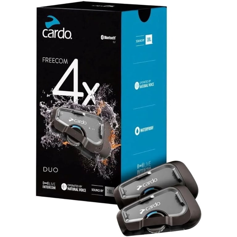Cardo Systems FREECOM 4X Motorcycle 4-Way Helmet Bluetooth