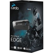 Cardo PACKTALK Edge دراجة نارية نظام اتصال Bluetooth الاتصال الداخلي سماعة الرأس - حزمة مزدوجة
