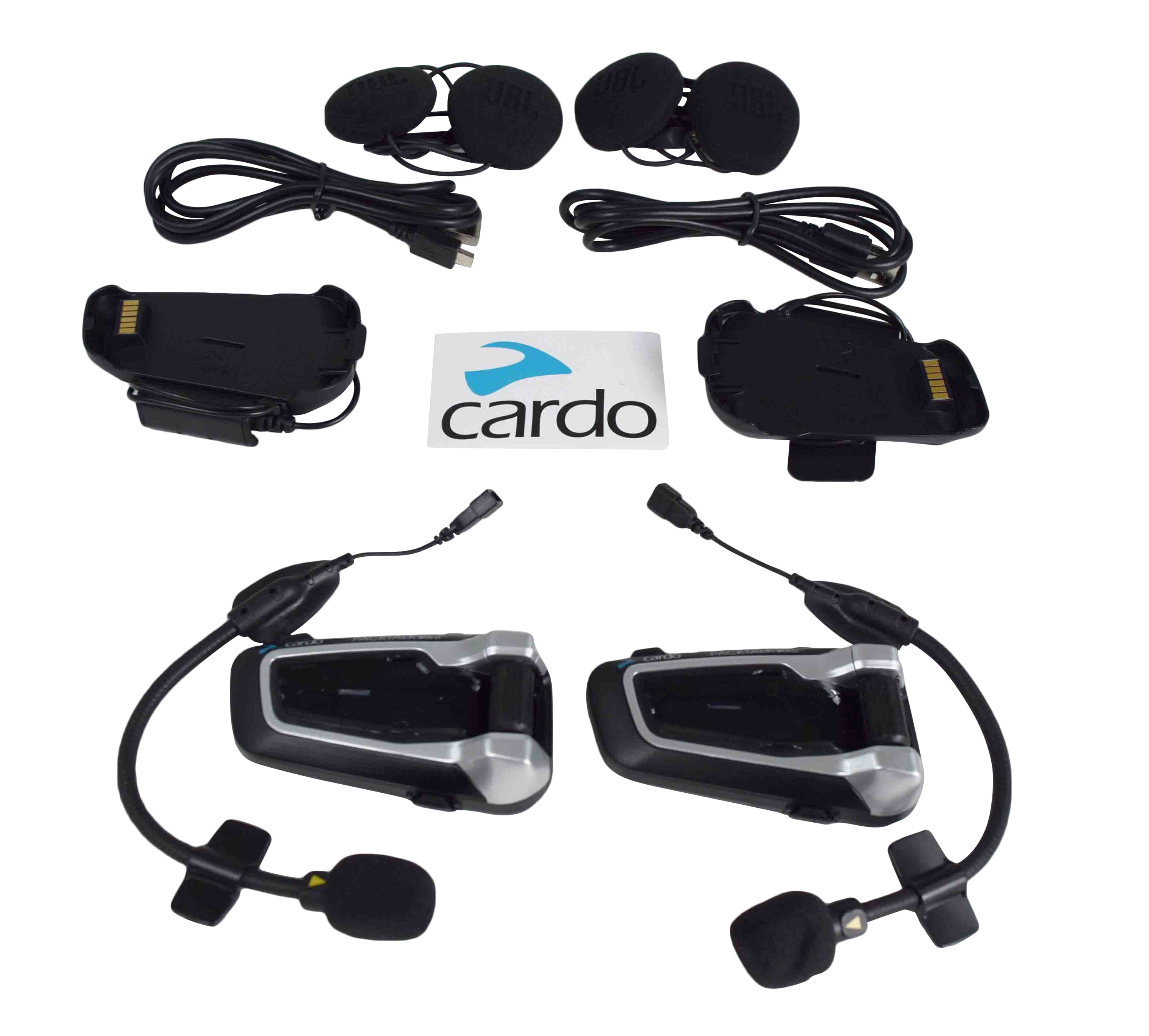 Cardo Spirit Duo Bluetooth Communication Headset Dual Pack at MXstore