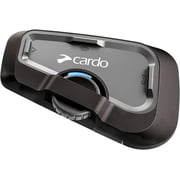 Cardo Systems FREECOM 4X Motorcycle 4-Way Helmet Bluetooth Communication System Headset Intercom, Universal Bluetooth Connectivity, Waterproof, 40mm Speakers - Single Pack