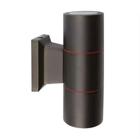 Cardon Lighting Outdoor Spotlight 12V Landscape Dual Wall Sconce Solid Brass Electric MR16 Bulb