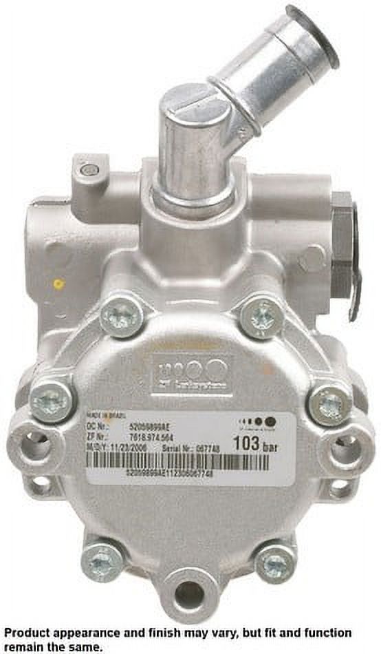 Remanufactured Cardone P/S Pump, w/o Reservoir Fits select: 2008 ,2011 JEEP WRANGLER UNLIMITED
