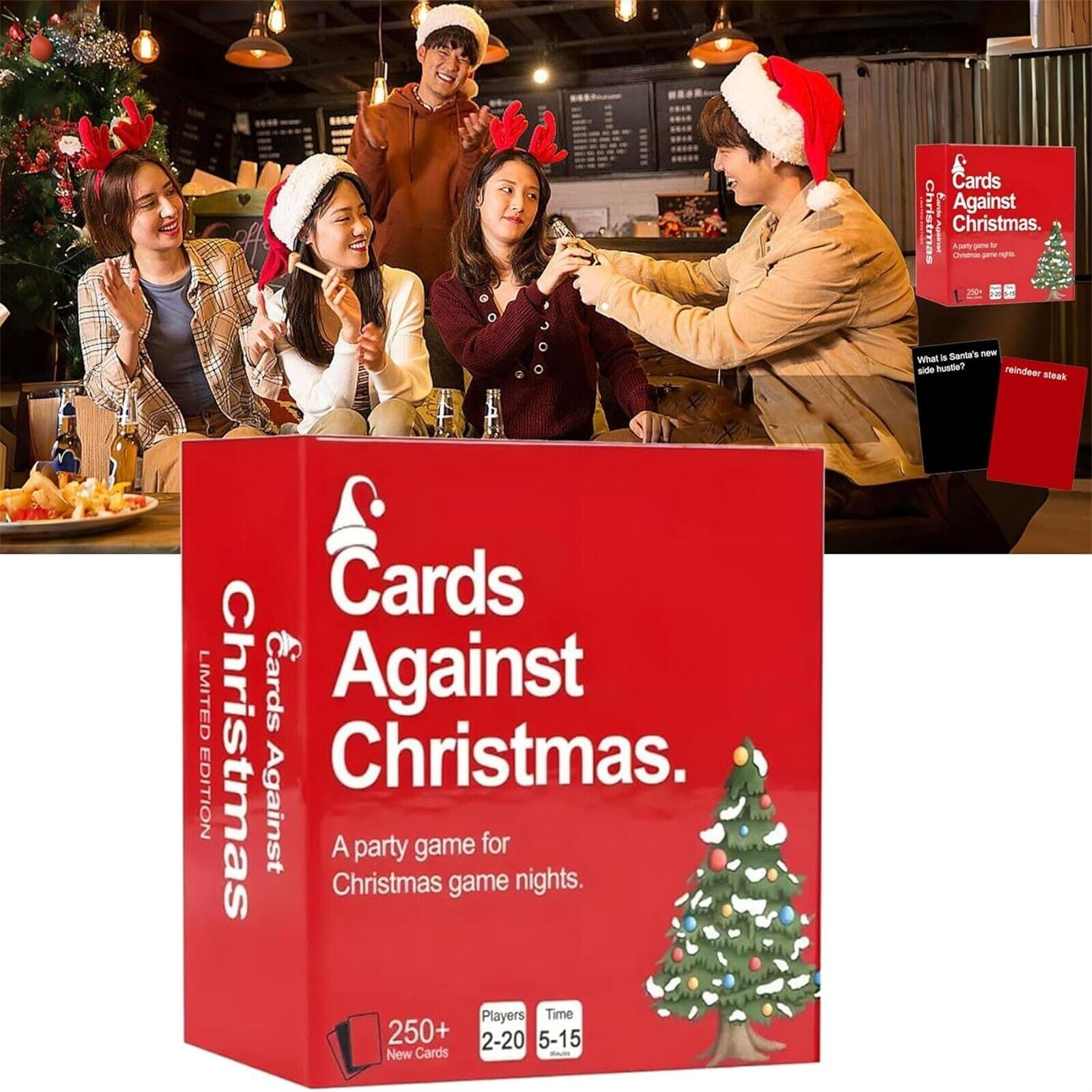 Cards Against Christmas A Party Cards Game For Christmas Game Night