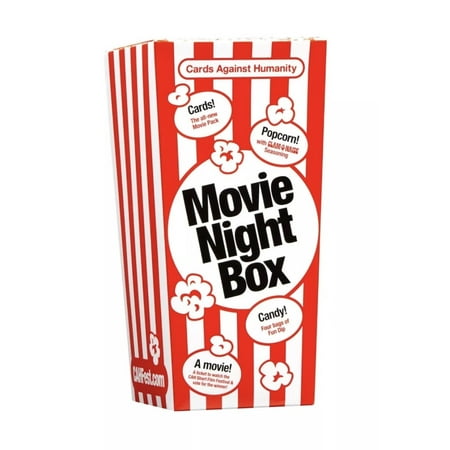Cards Against Humanity: Movie Night Box - Game Expansion Pack w Included Streaming Ticket & Surprises
