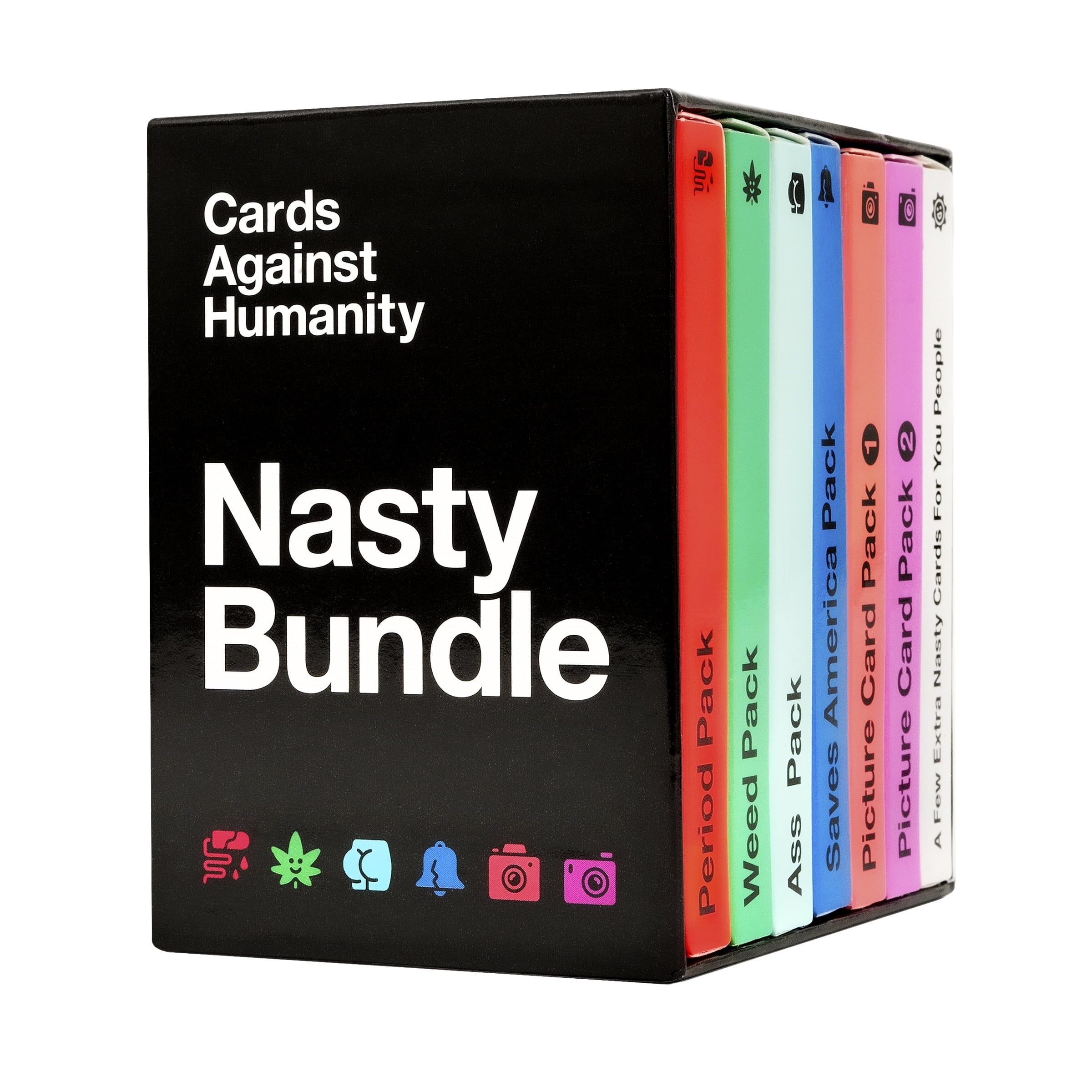 Cards Against Humanity: Nasty Bundle  6 Nasty Themed Packs + 10 All-New Cards