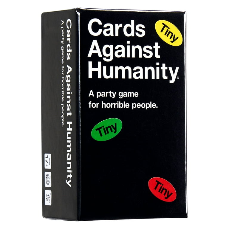 Cards Against Humanity: Tiny Edition  Miniature Main Game with 600  Ridiculously Tiny Cards - Walmart.com