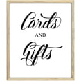 thumbnail image 1 of Cards And Gifts Wedding Décor Sign, Calligraphy Party Print Wedding Signage - 3 Sizes Available (Frame Not Included), 1 of 2