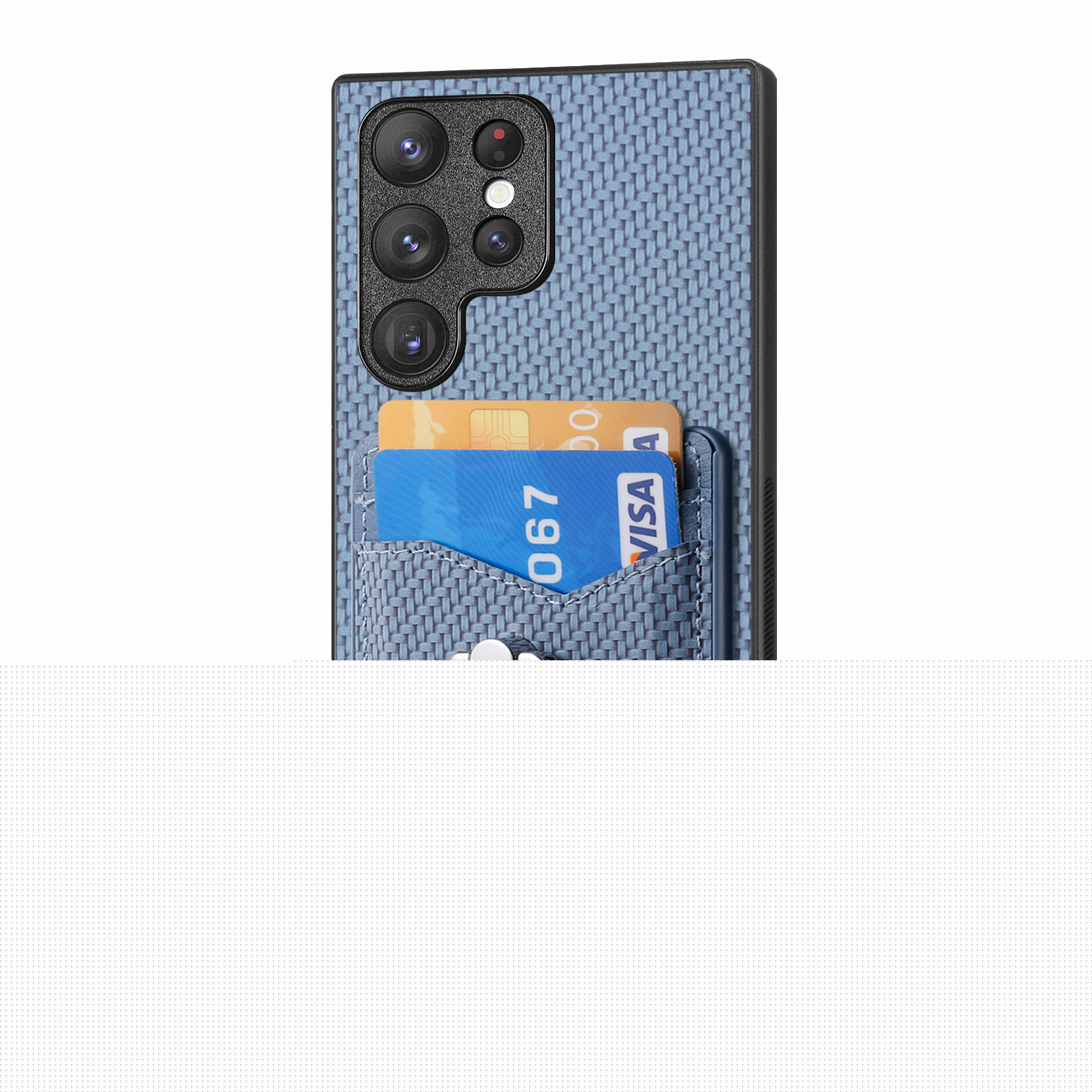 thumbnail image 1 of Cards Holder Wallet Case for Apple Samsung Galaxy Note 10+, PU Leather Slim Fit Shell Vintage Cards Slots Ring Holder Stand Easy Grip Phone Case for Samsung Galaxy Note 10+, Blue, 1 of 7