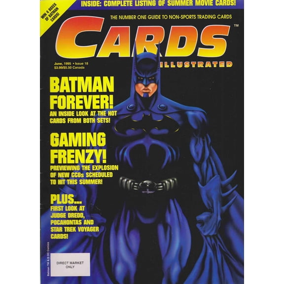 Cards Illustrated Issue #18 VF ; Warrior Comic Book