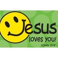 thumbnail image 1 of Cards-Pass It On-Jesus Loves You! (3"x2") (Pack of 25), 1 of 1