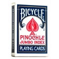 thumbnail image 1 of Bicycle Pinochle Jumbo Index Playing Cards (Colors May Vary) (Pack of 32), 1 of 6