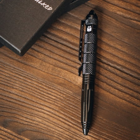 Cardstalked Metal Rescue Pen with Tungsten Glass Breaker - EDC Tool for Everyday Carry, First Responder & Father's Day Gift
