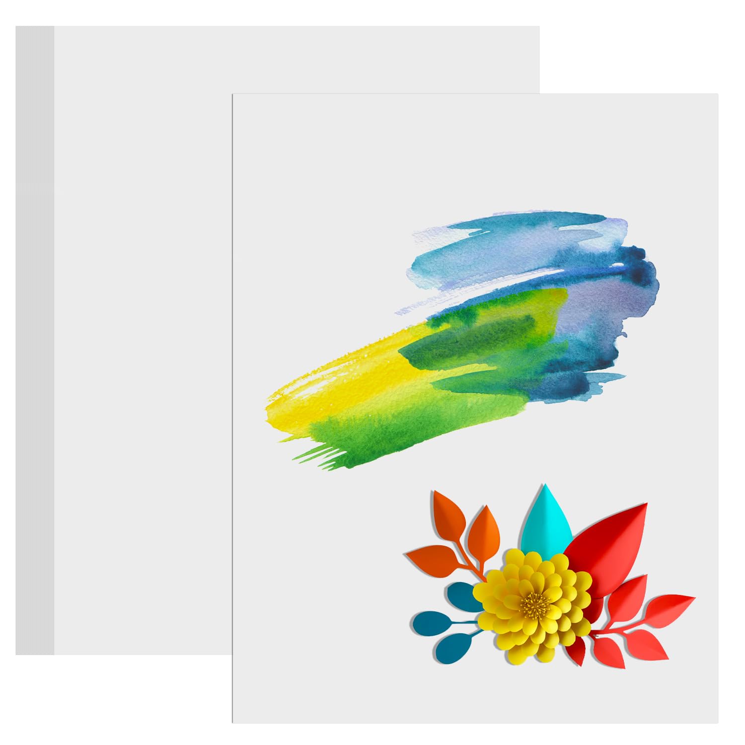 Cardstock,100 Sheets Heavyweight White AIF4 Cardstock 11.7 x 16.5 Thick