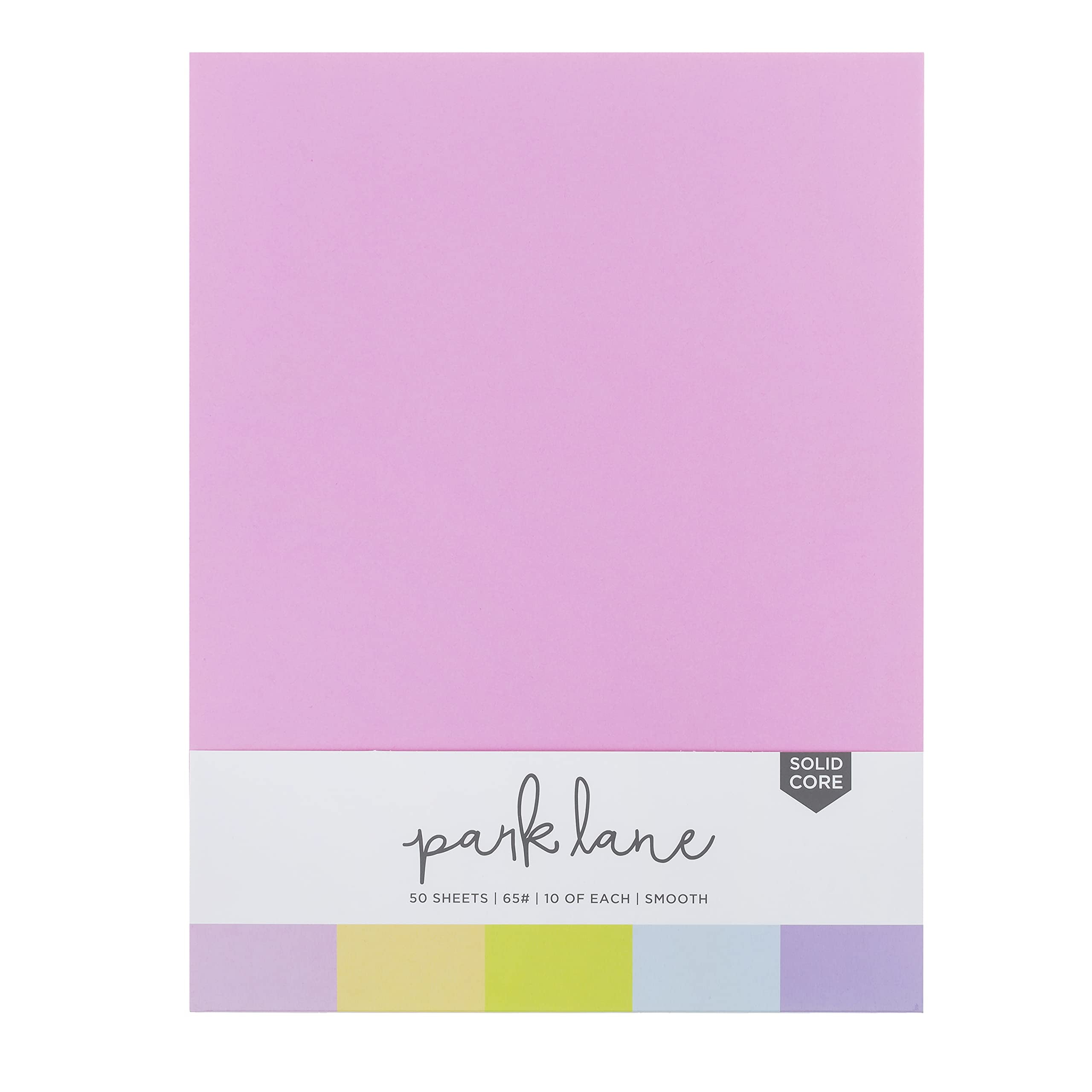 Park Lane cardstock 8.5 x 11 paper pack - white cardstock scrapbook paper  65lb - double sided card