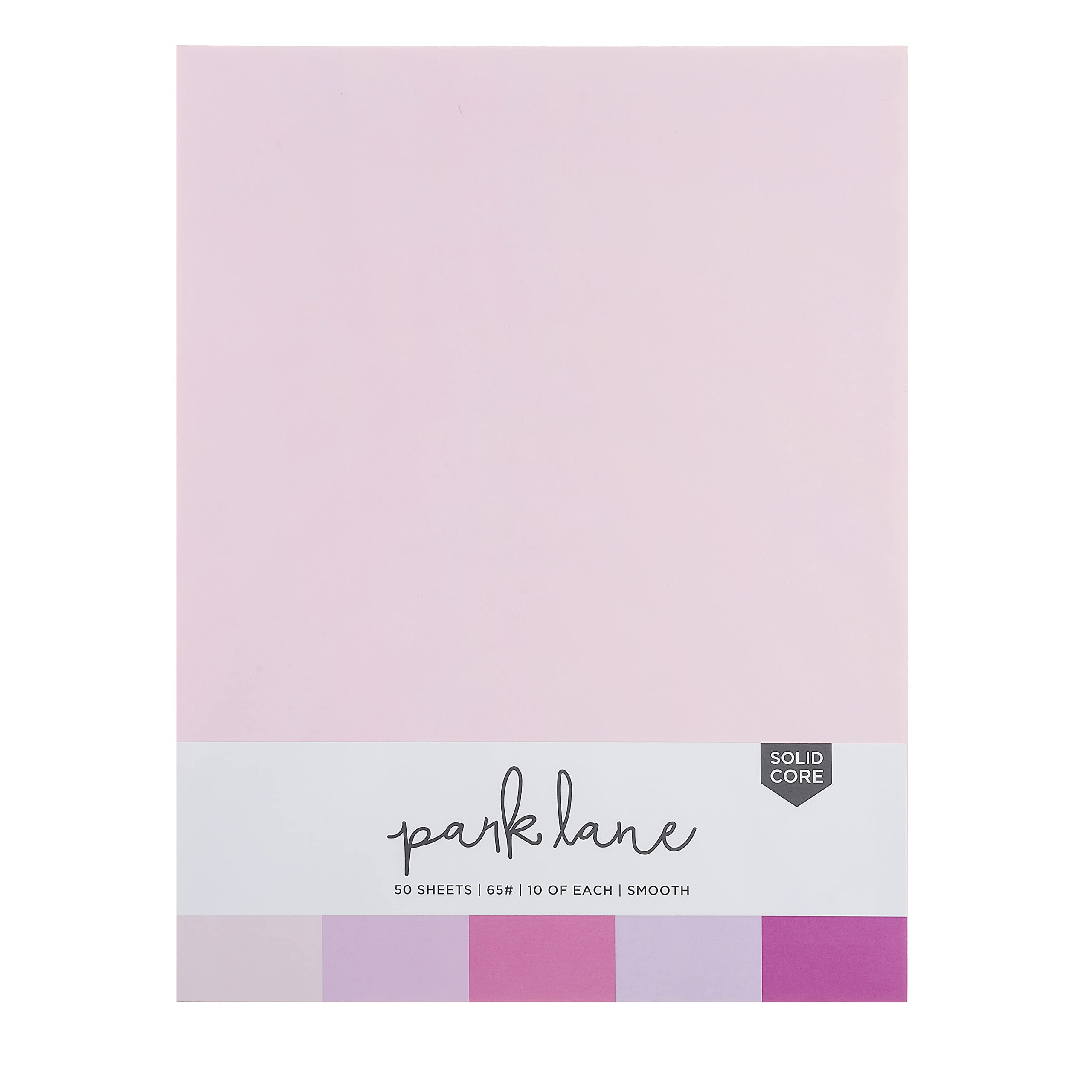 Hamilco Colored Cardstock Scrapbook Paper 8.5 x 11 Bubble Gum Pink C –